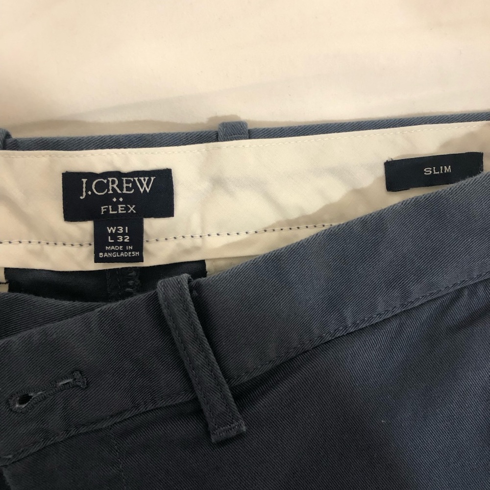 JCrew men’s blue chinos